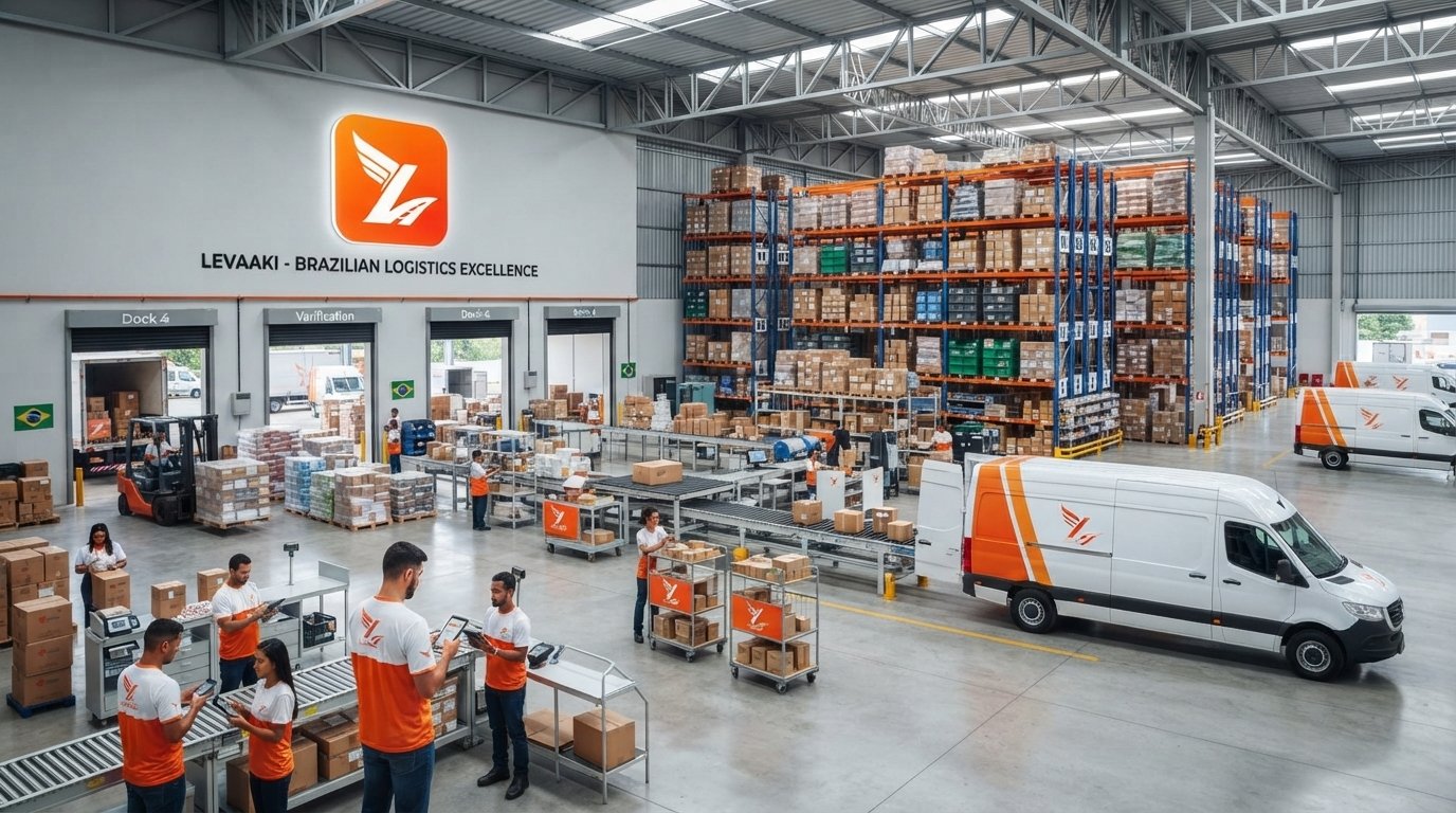 Centro de distribuição e logística da Levaaki
